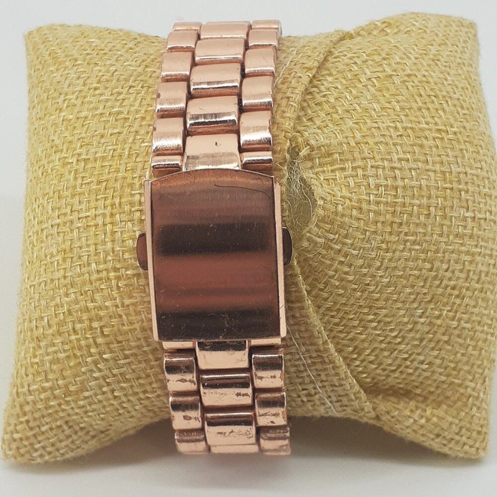 Accutime Womens Watch Corp Rose Gold Wristwatch Chronological - Picture 10 of 12